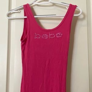 Bebe pink tank